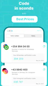 SimCode - Virtual Number SMS screenshot