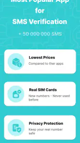 SimCode - Virtual Number SMS screenshot