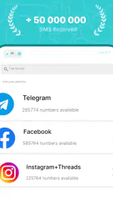 SimCode - Virtual Number SMS screenshot