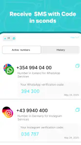 SimCode - Virtual Number SMS screenshot
