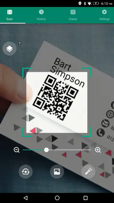Skaner kodów QR screenshot 1