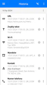 Skaner Kodów QR i Kreskowych screenshot