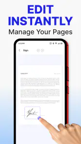 Skaner PDF, podpisy dokumentów screenshot