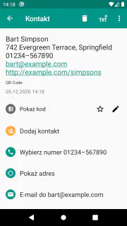 Skaner QR i kodów kreskowych screenshot 3