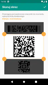 Skaner QR i kodów kreskowych screenshot