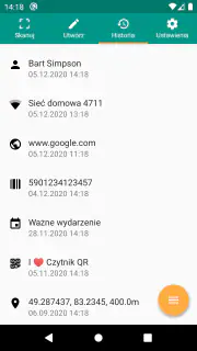 Skaner QR i kodów kreskowych screenshot 5