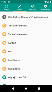 Skaner QR i kodów kreskowych screenshot 6