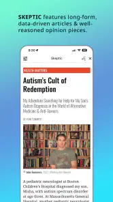 Skeptic Magazine screenshot