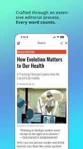 Skeptic Magazine screenshot