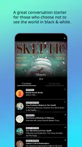Skeptic Magazine screenshot