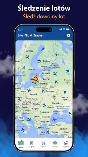 Śledzenie lotw żywo – widok 3D screenshot 1