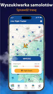 Śledzenie lotw żywo – widok 3D screenshot 2
