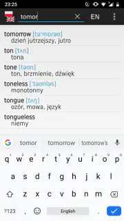 Słownik angielsko - polski screenshot 2