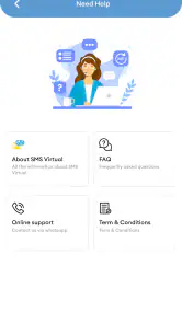SMS Virtual - Receive SMS screenshot
