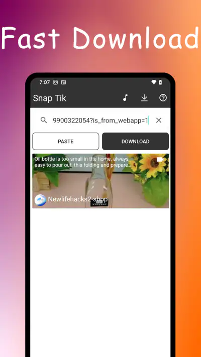 SnapTik: No Watermark Download screenshot 1