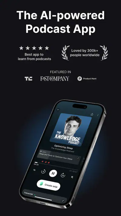 Snipd | AI Podcast Player screenshot 1