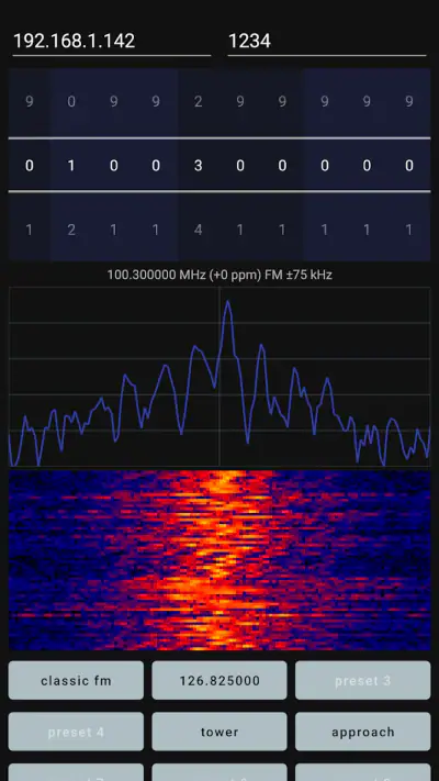 Spectrum SDR (RTL-SDR) screenshot 1