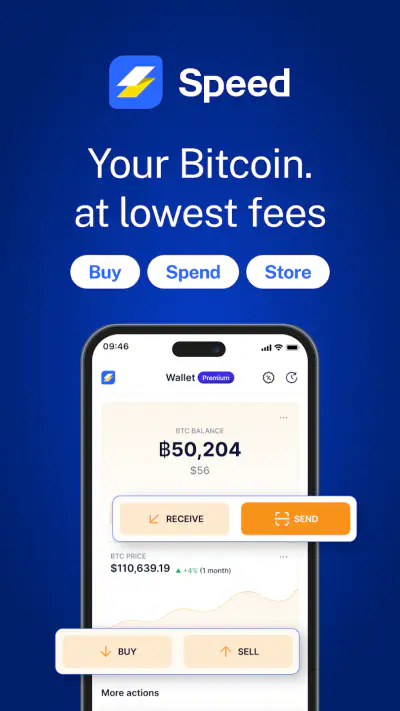 Speed Wallet - Buy Bitcoin screenshot 1