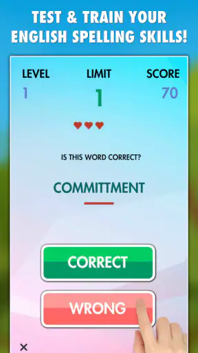 Spelling Challenge PRO screenshot 1