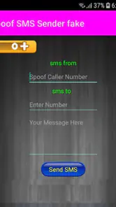Spoof SMS Sender fake screenshot