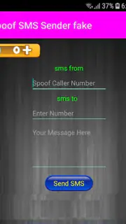 Spoof SMS Sender fake screenshot 4