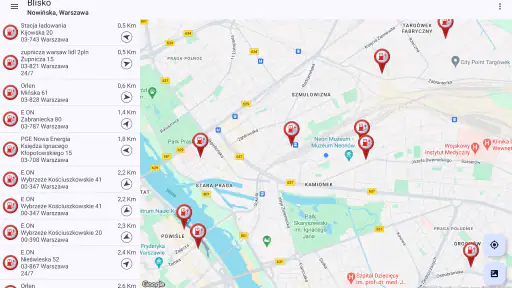 Stacja ładowania Finder screenshot