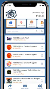 Starving Student Card App screenshot