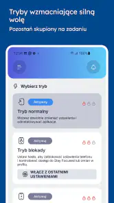 Stay Focused Blokada aplikacji screenshot