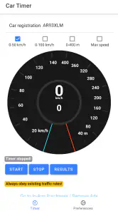 Stoper Samochodowy - 0-100km/h screenshot