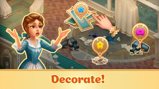Storyngton Hall: Match 3 games screenshot