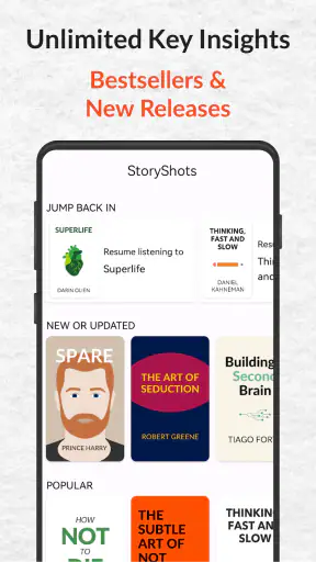 StoryShots: Book Summaries screenshot 1