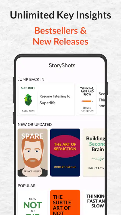 StoryShots: Book Summaries screenshot 1