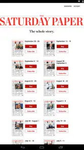 Subscriptions screenshot