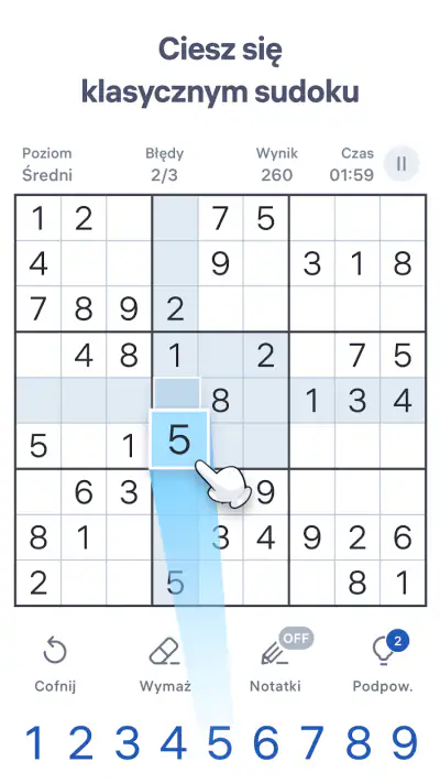 Sudoku.com - Zagadki liczbowe screenshot 1
