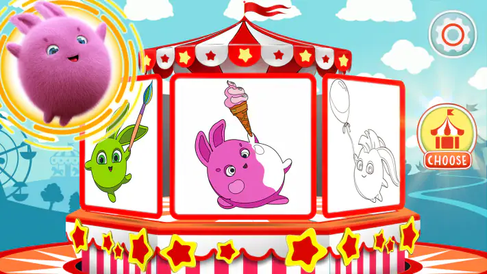 Sunny Bunnies: Coloring Book screenshot 1