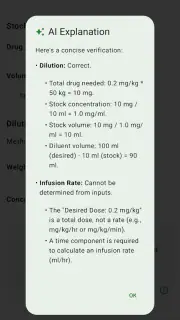 Super Infusion Calculator screenshot 2