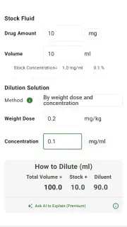 Super Infusion Calculator screenshot 4