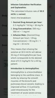 Super Infusion Calculator screenshot 5