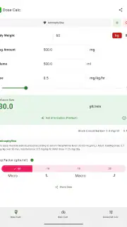 Super Infusion Calculator screenshot 6