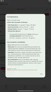 Super Infusion Calculator screenshot
