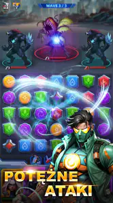 Superbohaterzy & Puzzle Match3 screenshot
