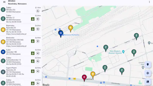 Supermarket Locator screenshot