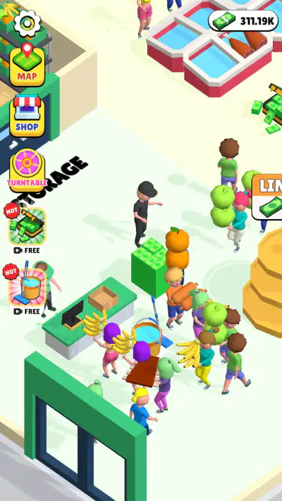 Supermarket Tycoon：Shopping screenshot 1