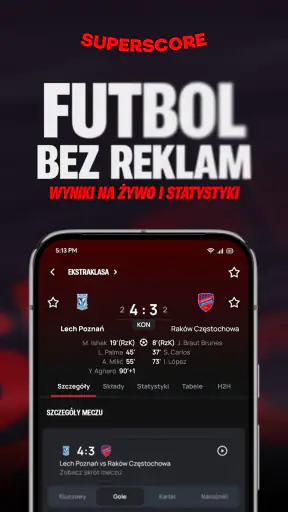 Superscore - piłkarskie wyniki screenshot 1