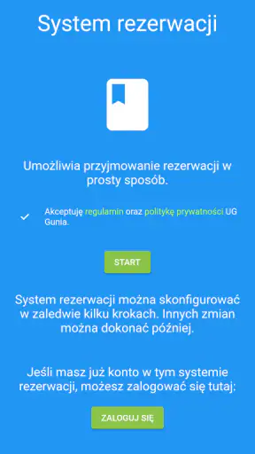 System rezerwacji screenshot 1