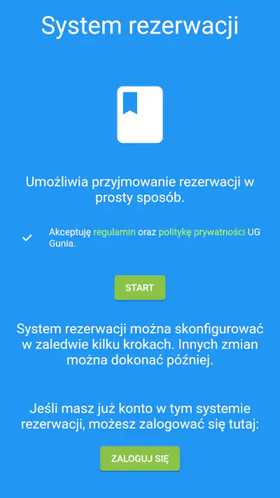 System rezerwacji screenshot 1