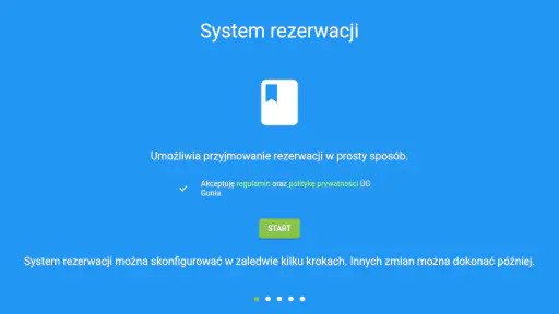 System rezerwacji screenshot