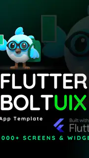 Szablon aplikacji Flutter UI screenshot 1