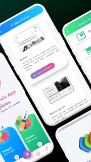 Szablon aplikacji Flutter UI screenshot 2