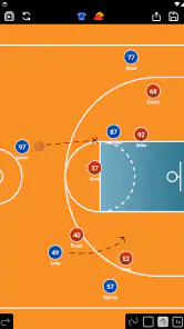 Tablica taktyczna: Koszykówka screenshot